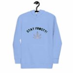Stay Frosty Hoodie with Logo on back - Image 3