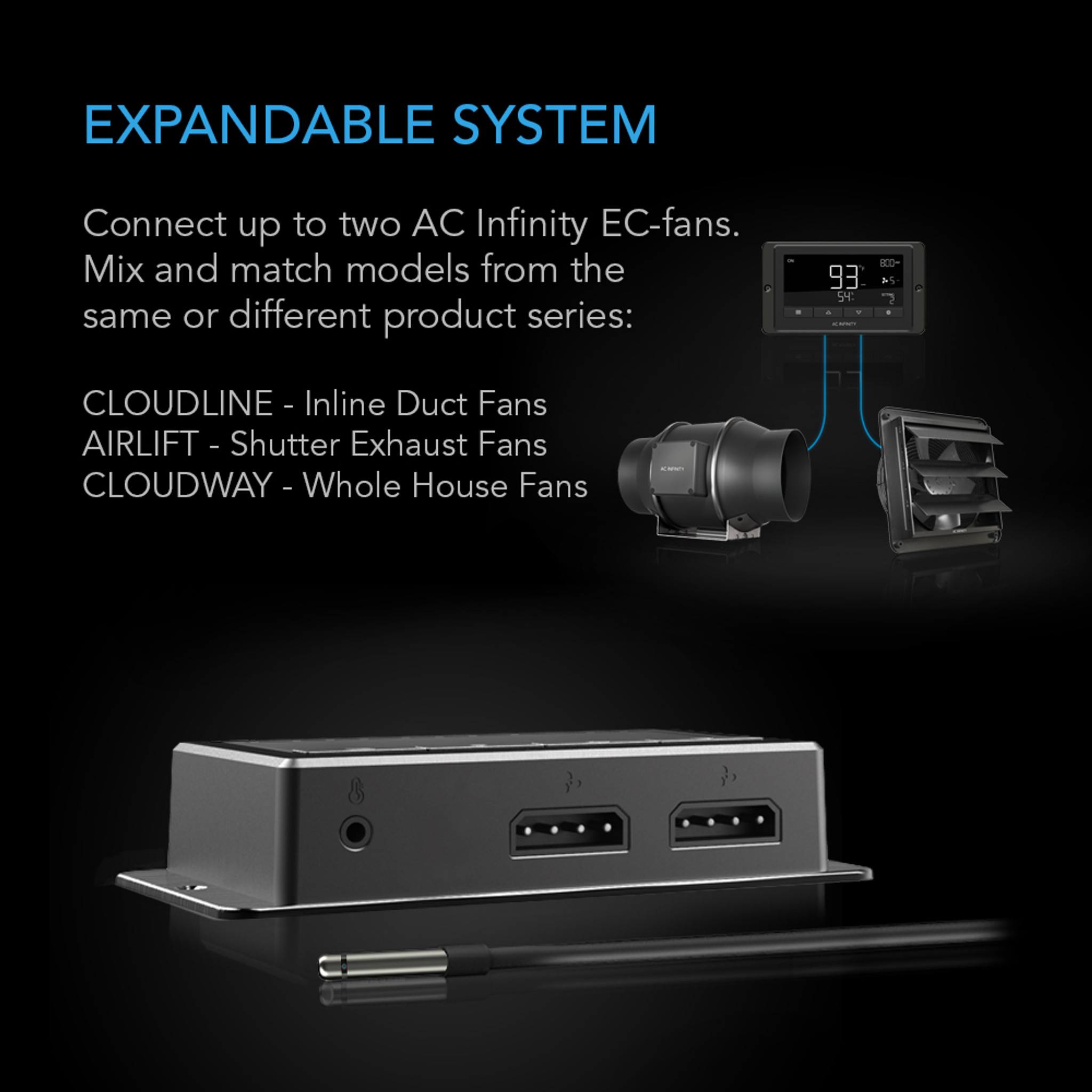 CONTROLLER 67, Temperature and Humidity Fan Controller, with Scheduling, Cycles, Dynamic Speed, Data App - Image 5